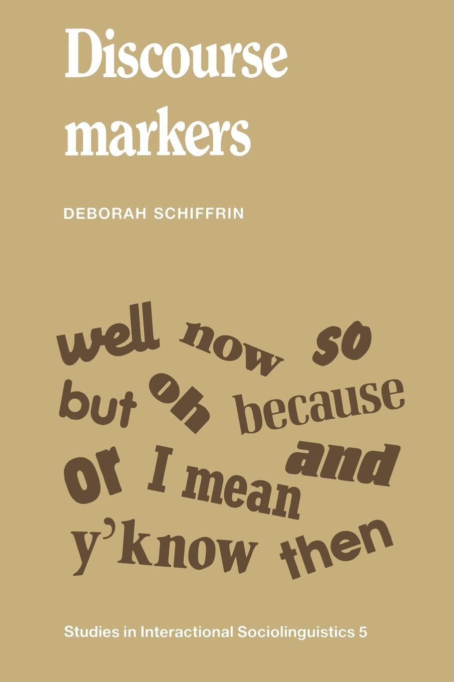 Thumbnail - Discourse Markers Deborah Schiffrin Taschenbuch Paperback Englisch