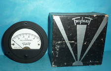 Triplett DC Milliamperes Panel Meter 0-1mA 3.5in Model 321-T w/Original Box
