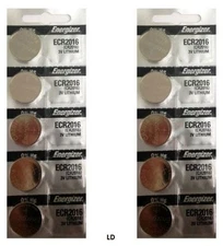 Energizer ECR2016 CR2016 BR2016 Lithium3V Battery (10piece) NewAuthorized Seller