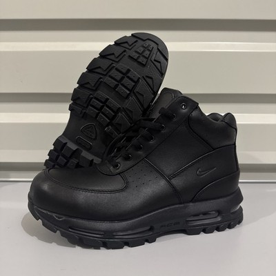 Nike Air Max Goadome Black Leather Hiking Boots ACG Men s Size 10.5 865031-009