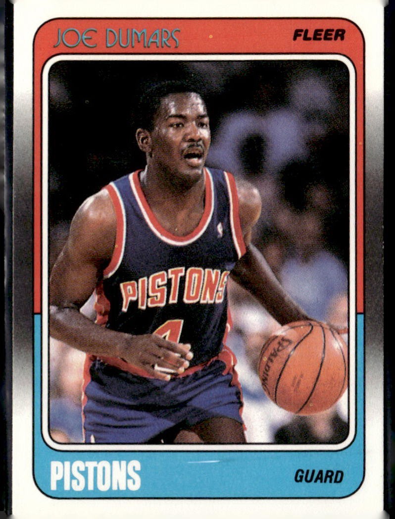 JOE DUMARS 1988-89 FLEER #40 (ID 2767)
