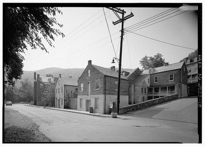 Roeder House Complex North View 1900s Historic Buildings Street Scene
