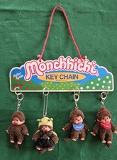 Original Monchhichi Monchichi Sekiguchi Keychain Schl&uuml;ssel Vintage Retro rar