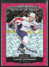 22-23 UD OPC Platinum Lucas Johansen 269 Marquee Rookie Violet Pixels /299