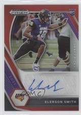 2021 Panini Prizm Draft Picks Red 97/199 Elerson Smith #DPA-ELS Auto fm0