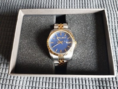 MATHEY-TISSOT MATHEY III QUARTZ BLAUES ZIFFERBLATT HERREN UHR H810BBU SWISS MADE