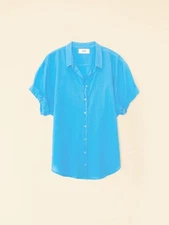 NWT XIRENA Channing shirt top blouse | tide pool sz Large