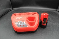 Milwaukee M12 CP2.0 12V 2.0Ah Battery and charger.  no box