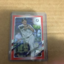 2021 Topps NPB Hisanori Yasuda Red Foil /5 Japan #33