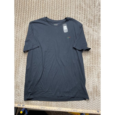 #ad Greg Norman Mens Shark Logo T Shirt Black Cotton Crew Neck XXL G7S25XOK724 $22.00