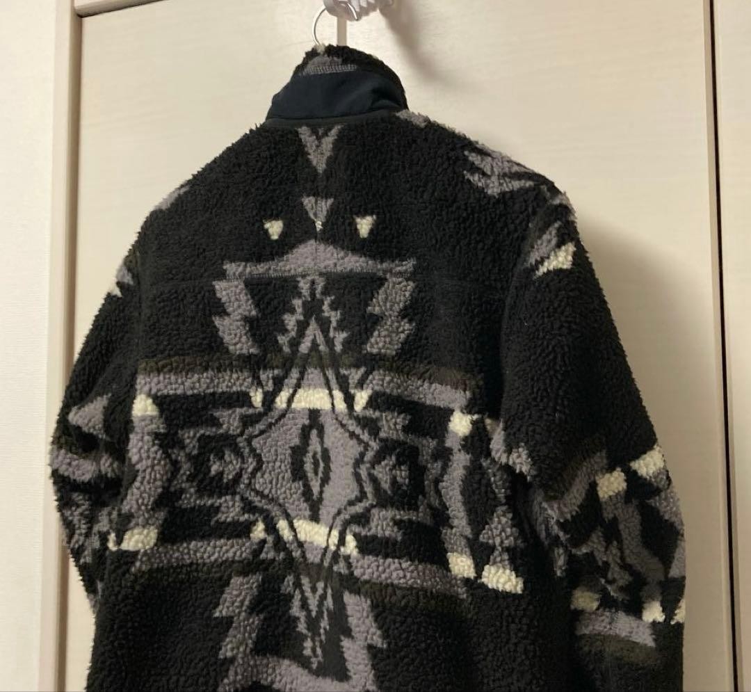 Pendleton Native Pattern Boa Fleece Jacket Men's S - image 3