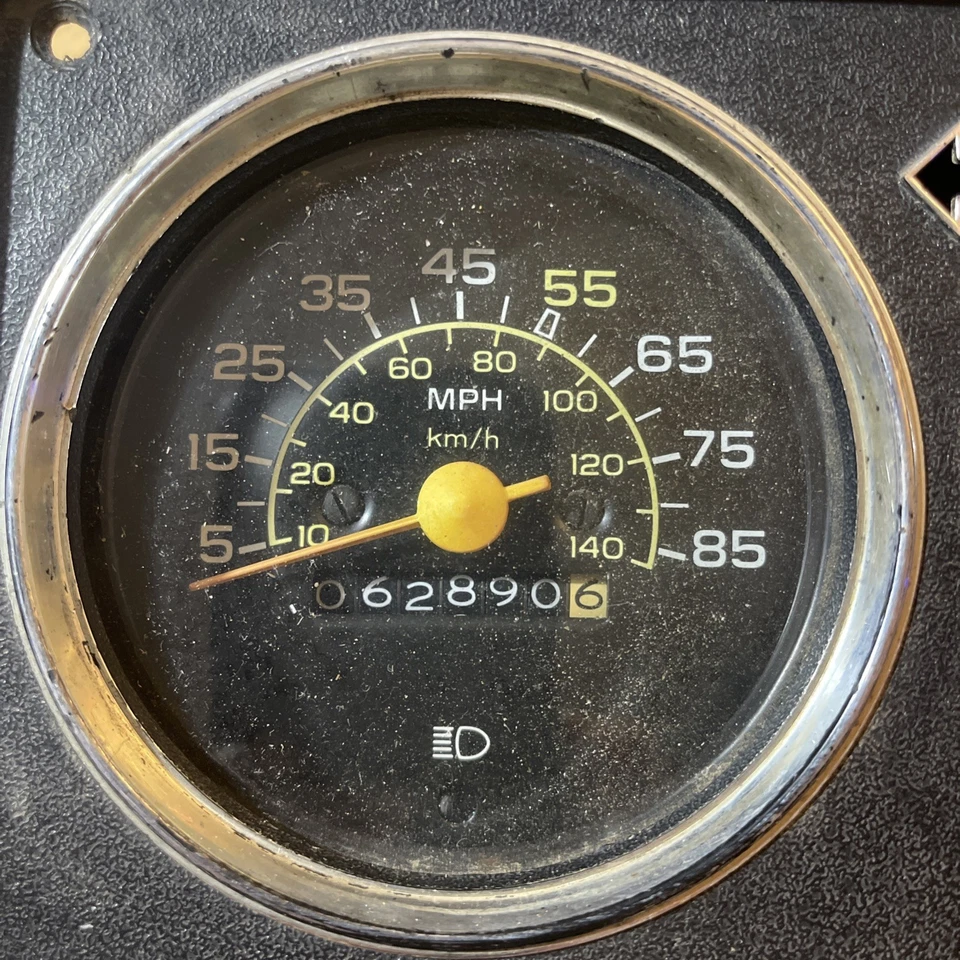 1971 1972 CHEVROLET VAN GMC G10 G20 G30 INSTRUMENT GAUGE CLUSTER (1190)  - Image 3 of 4