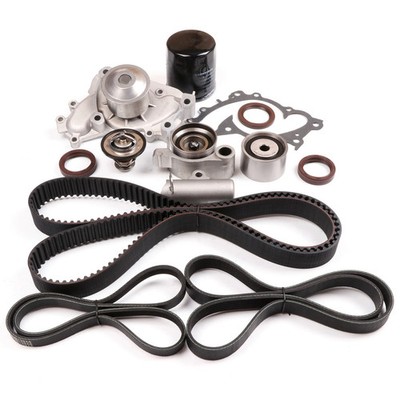Timing Belt Water Pump Kit Fits 01-10 Toyota Lexus 3.0L 3.3L Tensioner 3MZFE