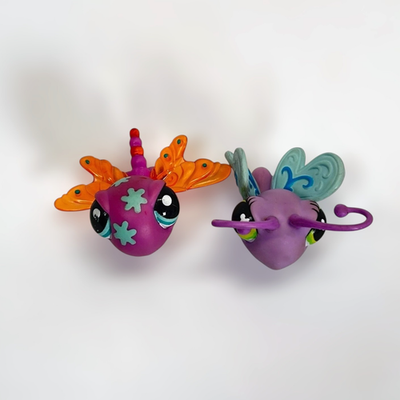 Littlest Pet Shop Dragonfly #2246 Butterfly #478 Lovebug 1630 1727