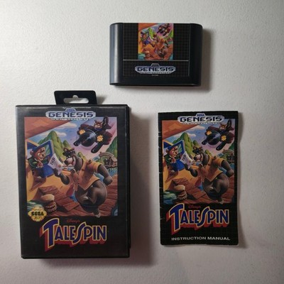 Disney's TaleSpin Sega Genesis Video Game Multiplayer 1-2 Players
