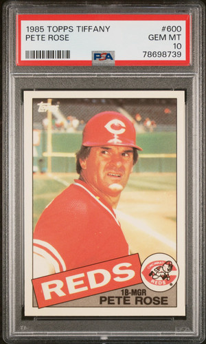 1985 Pete Rose #600