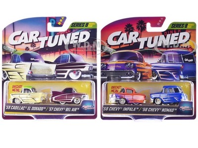 ''KUSTOMS'' DOUBLE PACK SERIES 8, 4PC SET DIECAST MODELS BY CARTUNED 541967-XX5