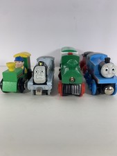 Brio, Thomas,  Spencer Wooden Railway Train Lot - 4 Engines  2 Carts