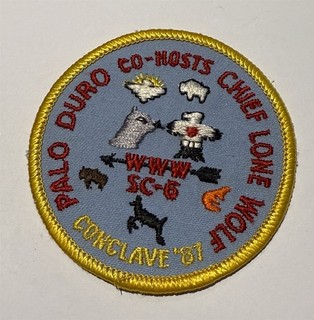 1987 OA Conclave Texas SC 6 Boy Scout Patch CC4