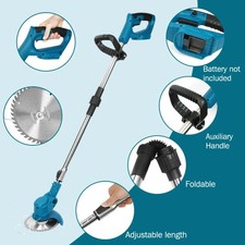 NEW Lawn Mower Electric Cordless Grass Trimmer Strimmer Garden Edger Cutter 21V