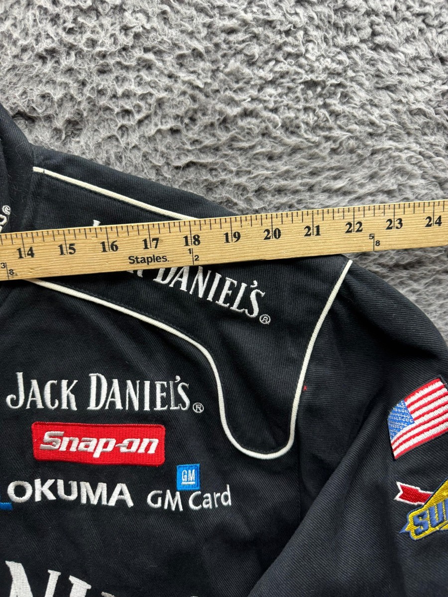Vintage Jack Daniel's NASCAR Embroidered F1 Racing Jacket Black