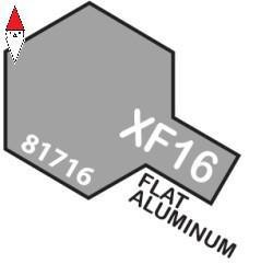 VERNICE MODELLISMO TAMIYA MINI 10ML XF-16 FLAT ALUMINIUM - Foto 2 di 4