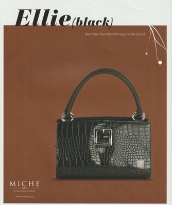 Miche Black Ellie New SHELL ONLY Retired Interchangeable Shell