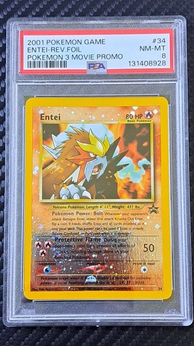 Entei graded PSA 8 for sale on eBay