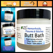 Sitz Bath for Hemorrhoids, Fissures  Stitches  Natural Sea Salt Soak, Soothes
