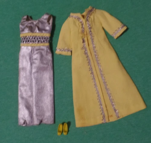 Vintage Barbie Clothes - MOD Era Barbie 1492 Silver Polish