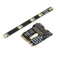 PCI-E 4.0 NGFF 2230 A E-Key Male to M NGFF A E-Key to NVME M-key with Bracket