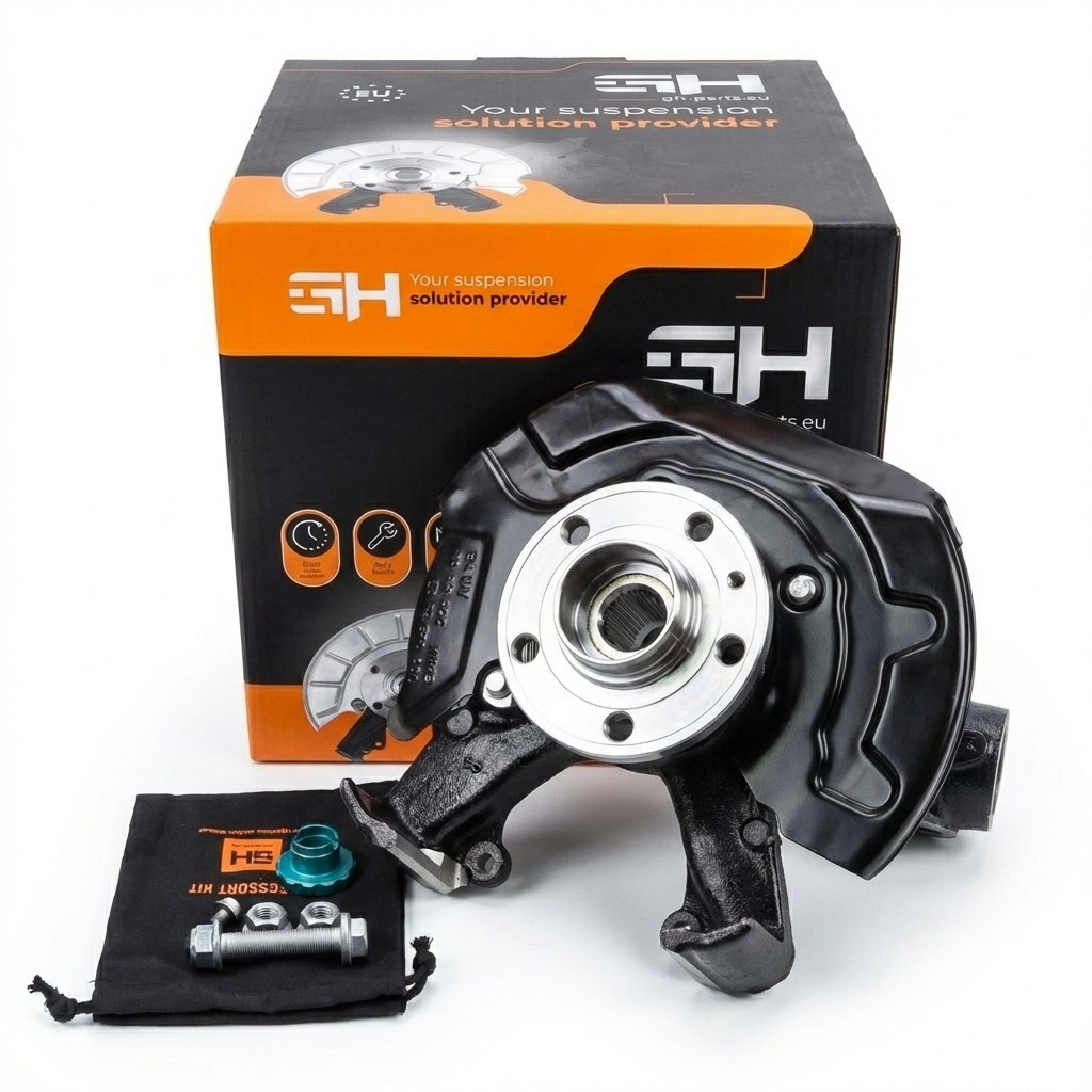 1x Assembled Steering Knuckle Front Right GH-284331H