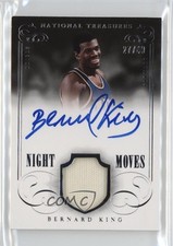 2013-14 Panini National Treasures Night Moves 27/49 Bernard King Auto HOF 06mc