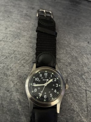【稼動品】ベンラス ミリタリー MIL-W-46374 ヴィンテージ 腕時計 Benrus MIL-W-46374 Military Field Watch Reissue Manual Wind Case