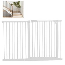30-69" Wide Baby Gate for Stairs, Self Closing Dog Gate Indoor for Doorways,