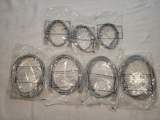 Lot of  4 7ft  3 3ft Snagless 5e Gray Ethernet Molded Relief Patch Cable