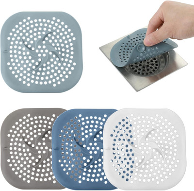 4 Stück Abflusssieb Silikon, Haarsieb Dusche Mit Saugnapf, Abflusssieb Dusche Fü