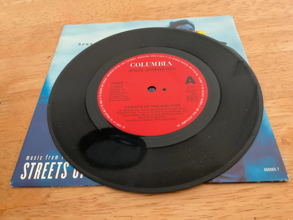 Bruce Springsteen - Streets Of Philadelphia 7” VINYL - NEW UNPLAYED  - Image 4 of 4