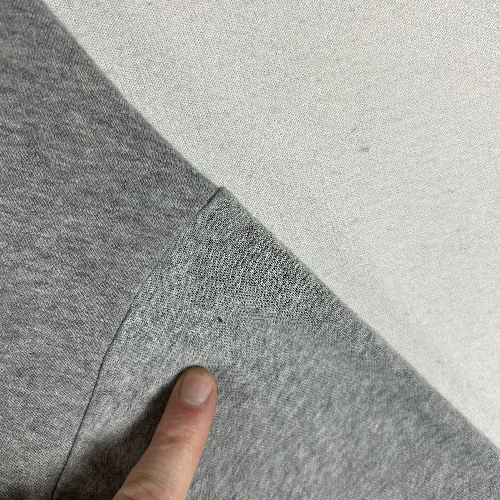 VETEMENTS Felpa con cappuccio Under Armour finto collo Activewear donna XS vestibilità ampia grigio logo palestra corsa