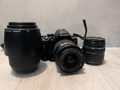 Olympus EVOLT E-620 12.3MP Digital SLR Camera - Black (Kit w/ 14-42mm and...
