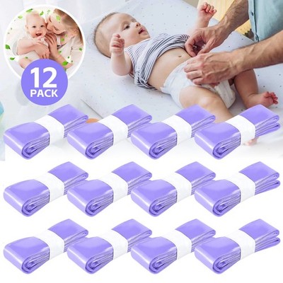 12er-Pack Nachfüllbeutel kompatibel mit Tommee Tippee,Littycat Nachfüllkassetten