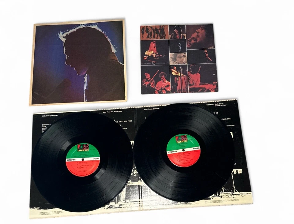 STEPHEN STILLS MANASSAS DOUBLE VINYL + HANDWRITTEN SIGNED LYRIC POSTER - Image 2 of 4