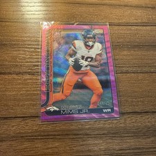 2025 Topps Chrome Marvin Mims Jr. Purple Refractor     / 250 #87 Broncos