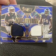 2025 Panini Select Stefon Diggs  Multiverse Dual Patch