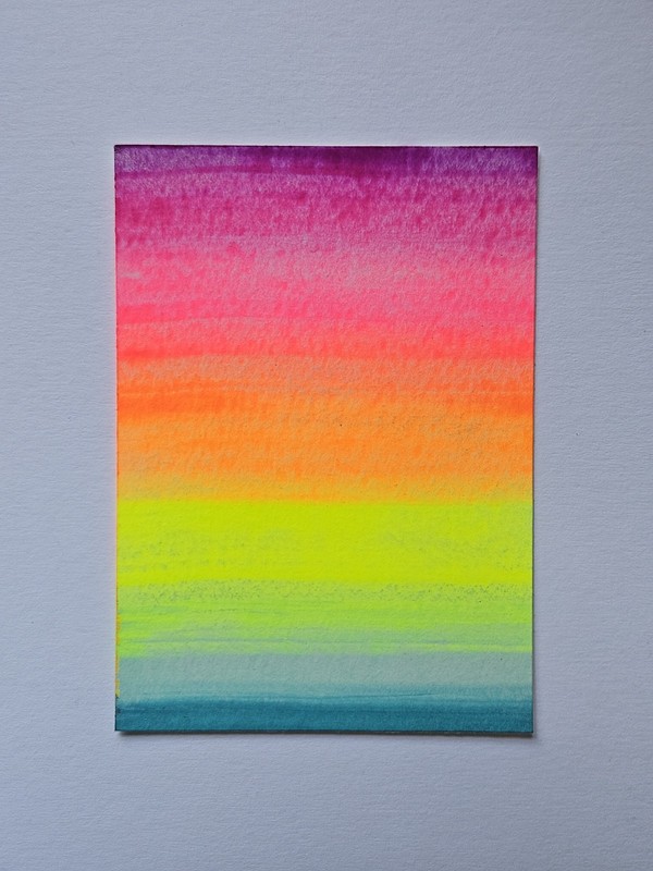 ACEO Original Loosies #48 Acrylic Abstract Landscape Jackie T Creates