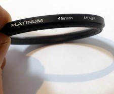 Platinum 49mm Lens MC UV Filter low slim profile for wide angle