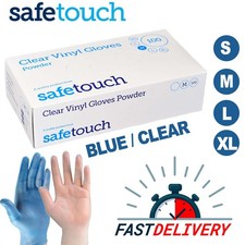 Disposable Vinyl Powder & LATEX FREE Work Gloves Medical Food Grade 1000 2000