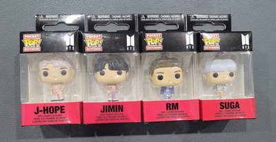 NEW BTS PROOF Funko Pop POCKET Keychain-RM, Suga, JHope, Jimin set of 4 Jungkook