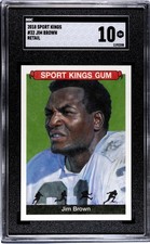 2018 Sport Kings #32 Jim Brown Retail SGC 10 Gem Mint