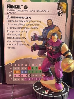 DC HeroClix SUPER RARE Mongul 047 Lantern Legacy